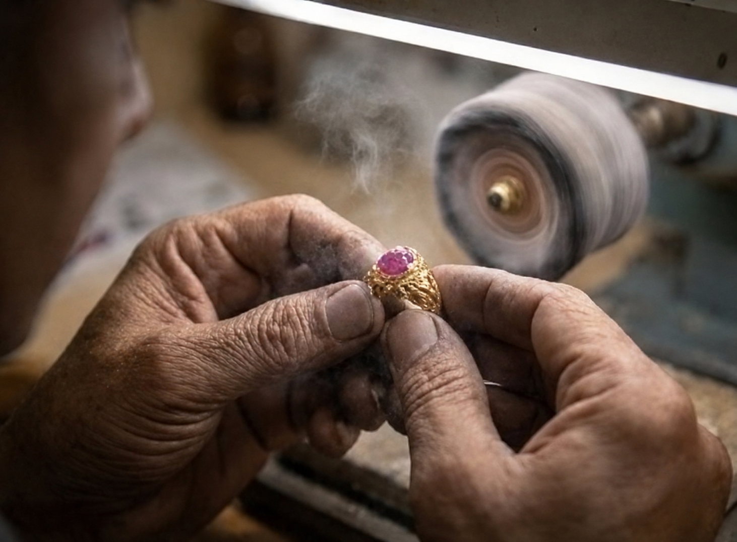 Precision gem setting
