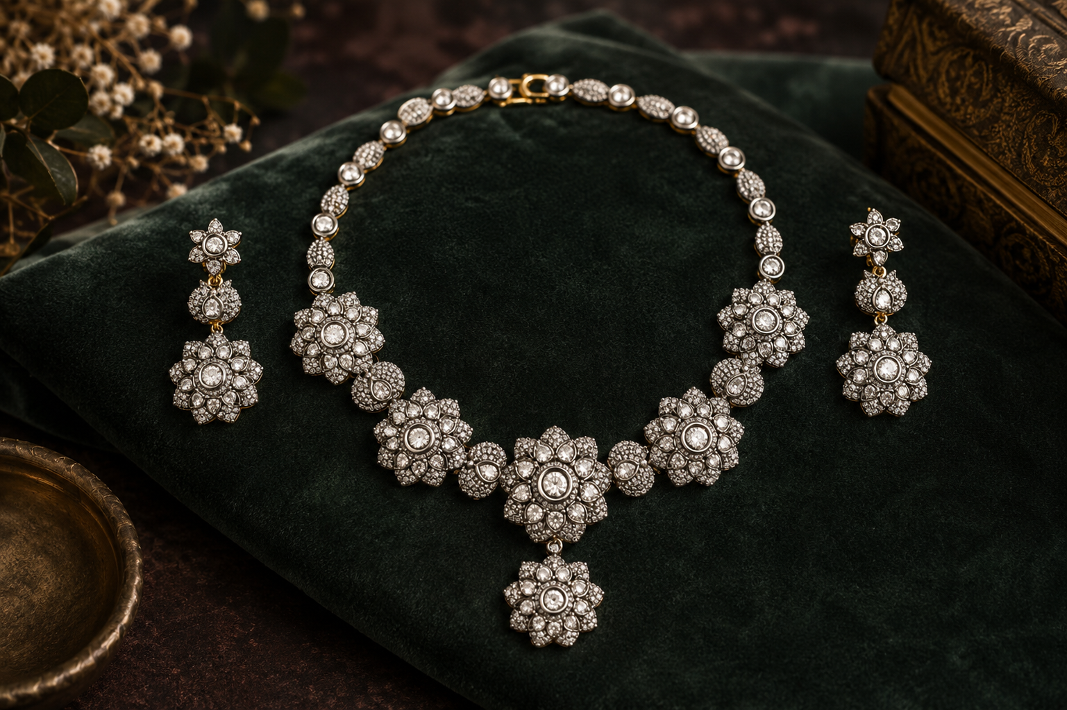 Phool Haar Diamond Set